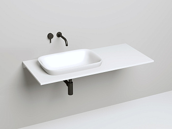 Раковина из искусственного камня S-Stone Salini MAREA 1802202MF 60х40 полувстраиваемая цвет мультиколор